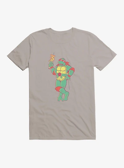 Teenage Mutant Ninja Turtles Raphael Eating Pizza T-Shirt