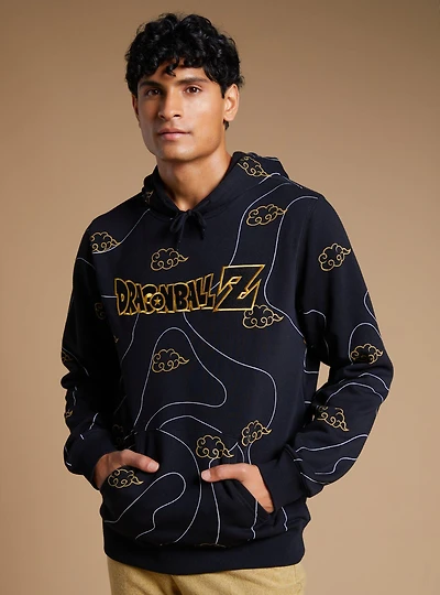 Dragon Ball Z Clouds Allover Print Hoodie - BoxLunch Exclusive