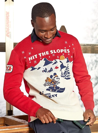 Disney Mickey Mouse Ski Hit the Slopes Sweater - BoxLunch Exclusive