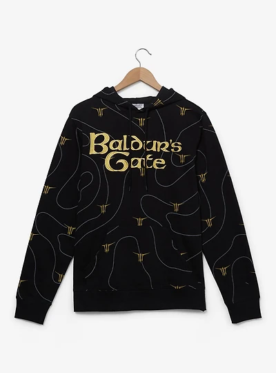 Baldur's Gate 3 Allover Print Hoodie - BoxLunch Exclusive