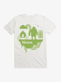 Shrek Onion Carriage Outline T-Shirt