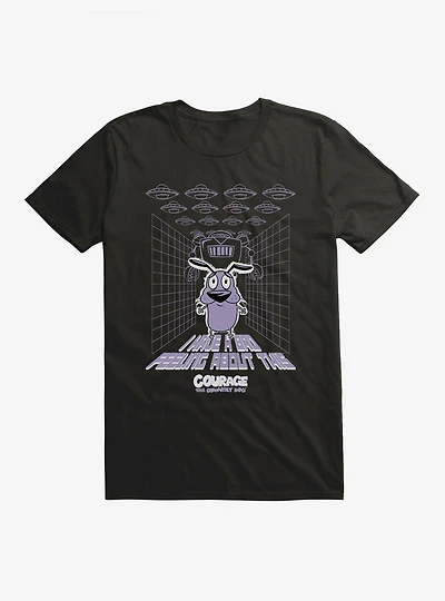 Courage The Cowardly Dog Bad Feelings T-Shirt