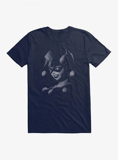 DC Comics Batman Harley Quinn Shadows Midnight Navy Blue T-Shirt