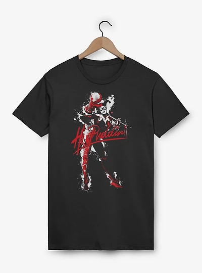 DC Comics Batman Harley Quinn Hi Puddin Light Grey T-Shirt