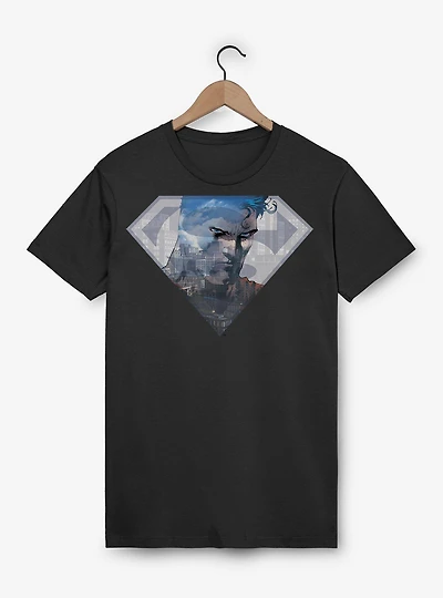 DC Comics Superman Hero Logo Silhouette T-Shirt