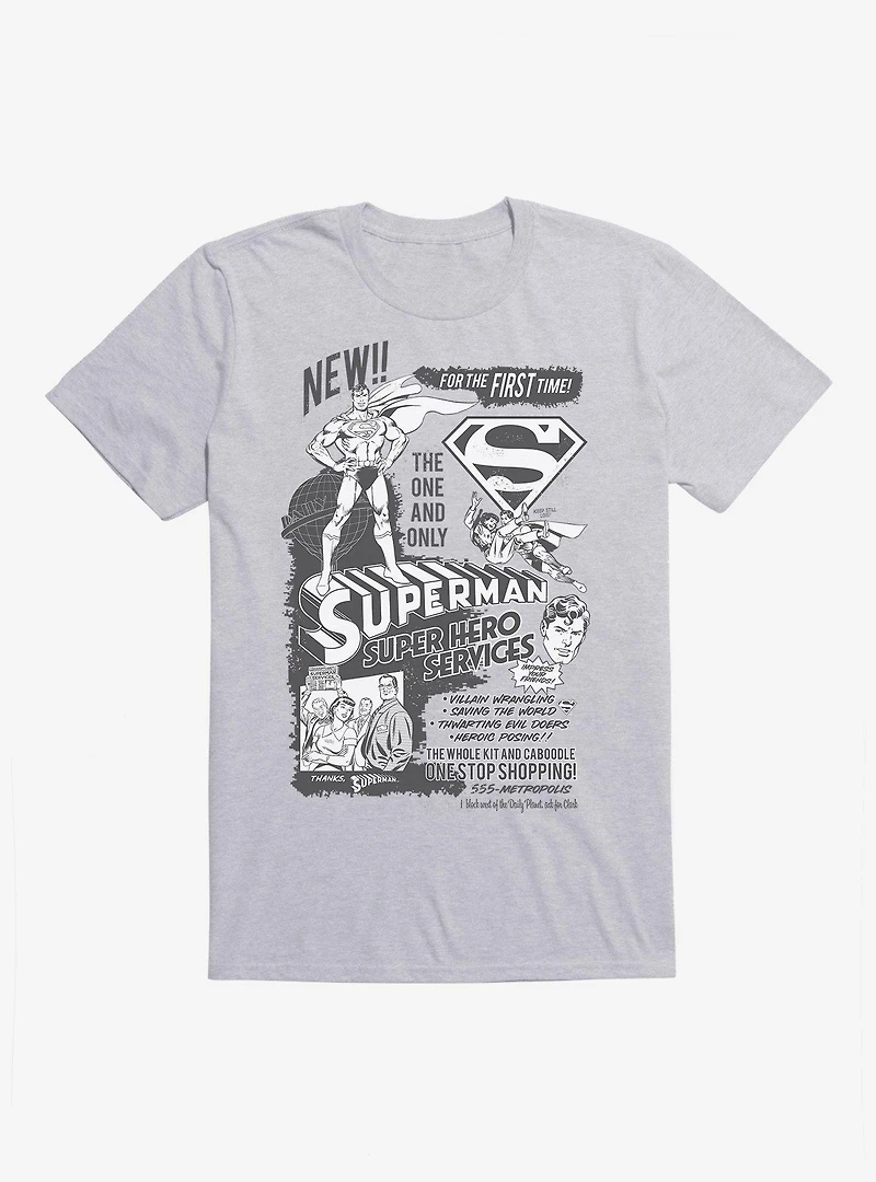 DC Comics Superman Superhero Services T-Shirt