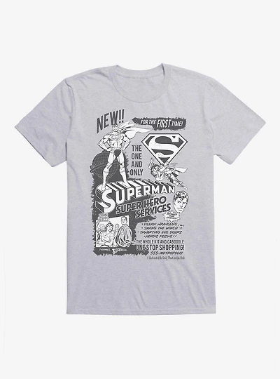 DC Comics Superman Superhero Services T-Shirt