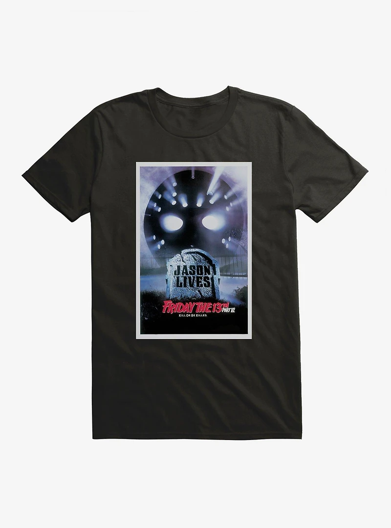Friday The 13th Jason Lives Poster T-Shirt