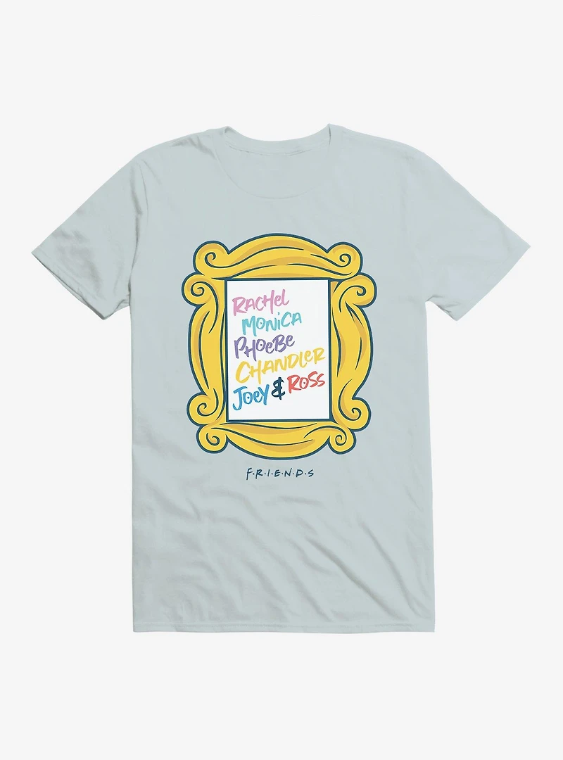 Friends Name List Framed T-Shirt