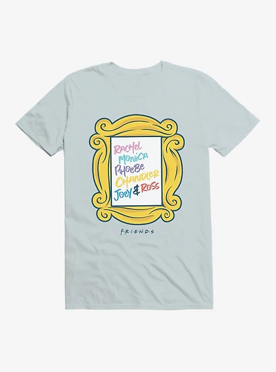 Friends Name List Framed T-Shirt