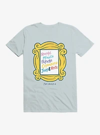 Friends Name List Framed T-Shirt