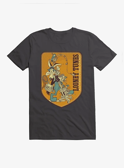 Looney Tunes Wile E. Coyote Fishing T-Shirt