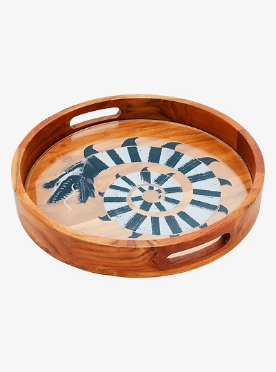 Beetlejuice Sandworm Round Serving Tray