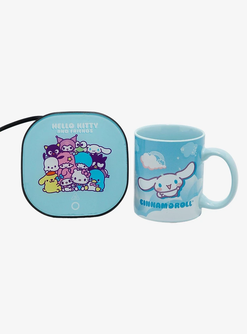 Sanrio Cinnamoroll Cloud Mug with Warmer