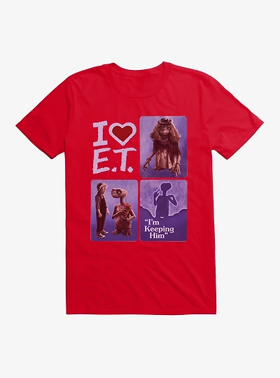 E.T. 40th Anniversary I Heart T-Shirt
