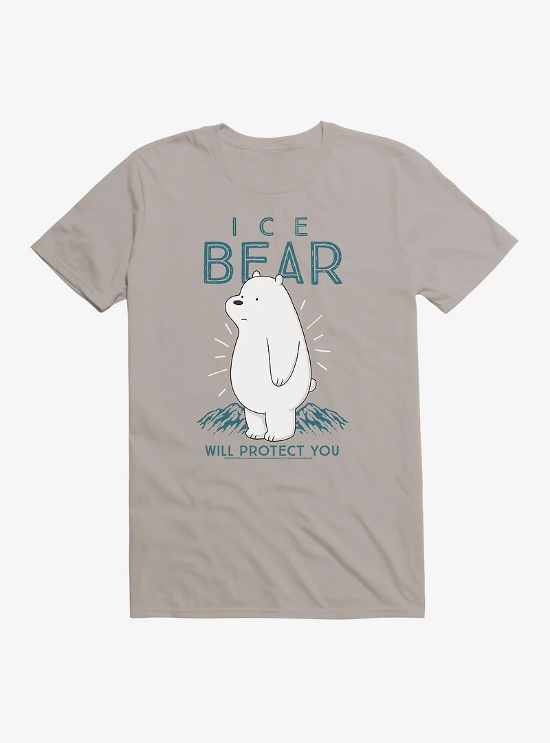 We Bare Bears Ice Bear Will Protect You T-Shirt