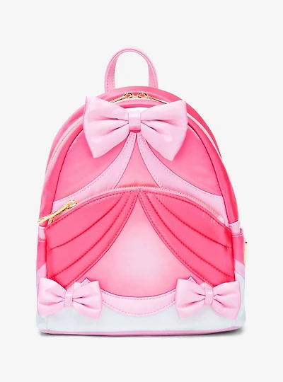 Loungefly Disney Cinderella 75th Anniversary Pink Dress Figural Mini Backpack