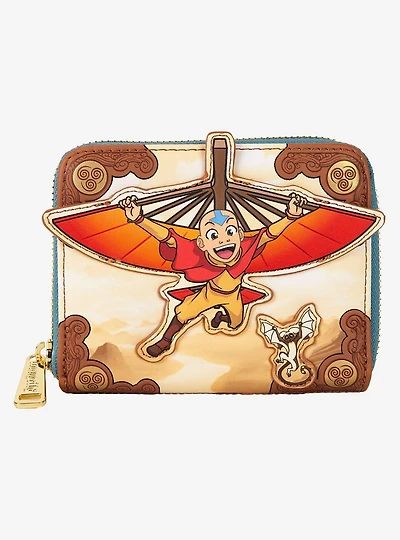 Loungefly Avatar: The Last Airbender Aang Glider Small Zip Wallet