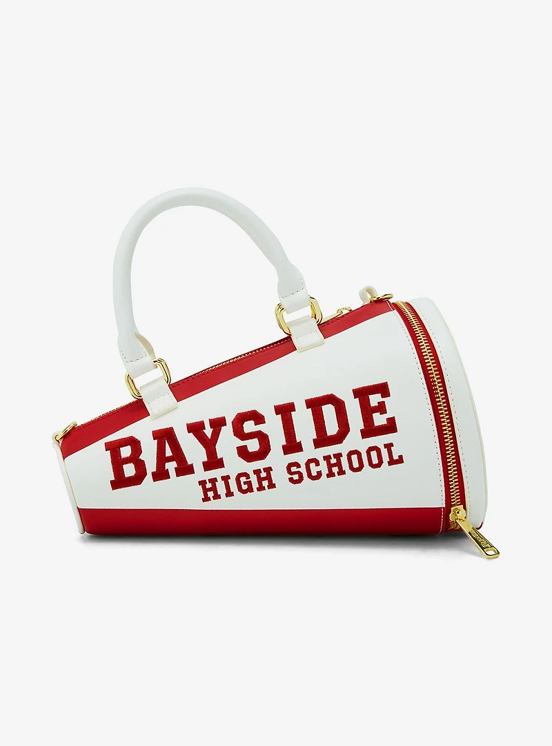 Loungefly Saved By The Bell Bayside High School Megaphone Figural Crossbody Bag