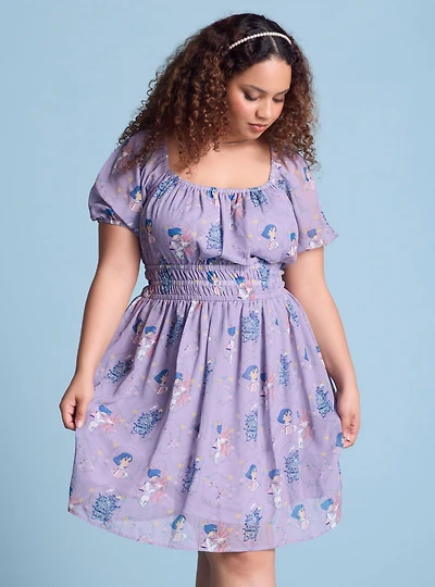 Her Universe Studio Ghibli® Howl's Moving Castle Howl Allover Print Plus Dress — BoxLunch Exclusive