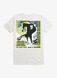 Universal Monsters Frankenstein Monster Poster T-Shirt