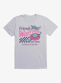 Parks And Recreation Friends Waffles Work T-Shirt