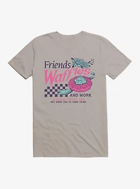 Parks And Recreation Friends Waffles Work T-Shirt