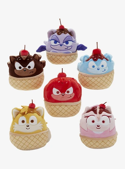 Squishmallows Sonic the Hedgehog Ice Cream Blind Bag Scented 5 Inch Plush