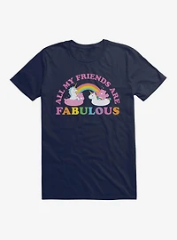 Care Bears Pride Cheer Bear My Friends Are Fabulous T-Shirt