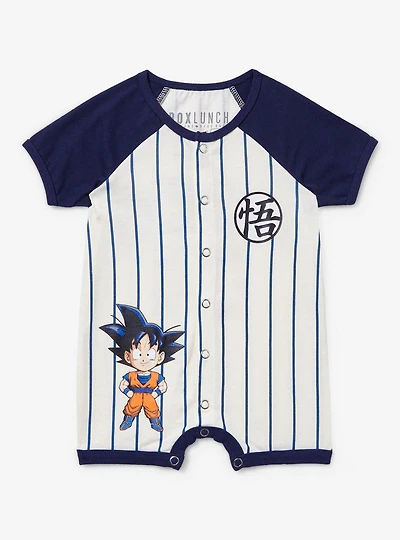 Dragon Ball Z Goku Striped Infant One-Piece - BoxLunch Exclusive