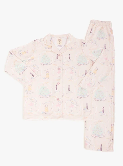 Nutcracker Youth Long Sleeve Notch Collar Pajama Set