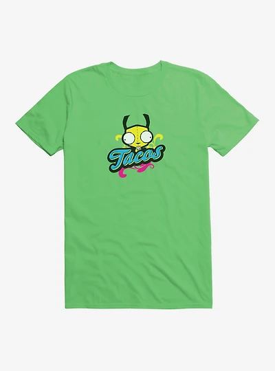 Invader Zim Gir Neon Tacos T-Shirt