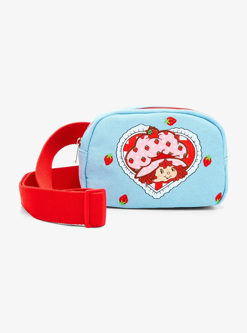 Strawberry Shortcake Embroidered Denim Belt Bag — BoxLunch Exclusive