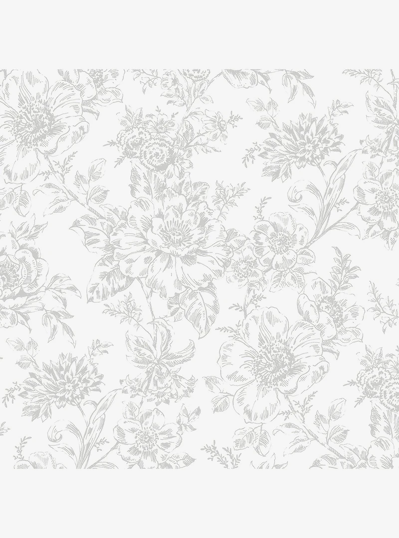 Wren Grey Peel & Stick Wallpaper
