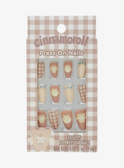 Sanrio Cinnamoroll Latte Bear Press-On Nails