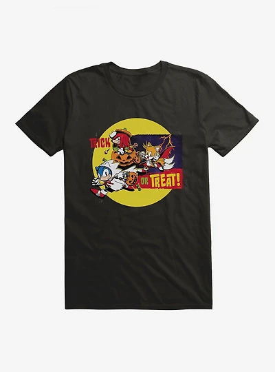 Sonic The Hedgehog Sonic, Tails and Knuckles Trick Or Treat T-Shirt