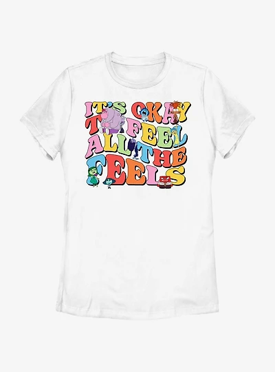 Disney Pixar Inside Out 2 Feel Everything Womens T-Shirt