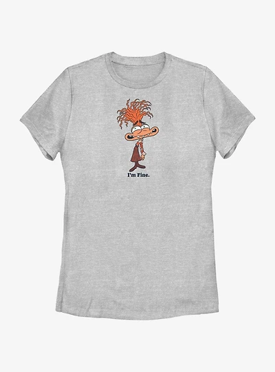Disney Pixar Inside Out 2 Totally Fine Womens T-Shirt