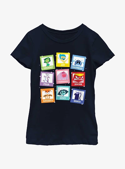 Disney Pixar Inside Out 2 Emotions Jumble Youth Girls T-Shirt