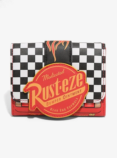 Loungefly Disney Pixar Cars Lightning McQueen Rust-eze Wallet — BoxLunch Exclusive