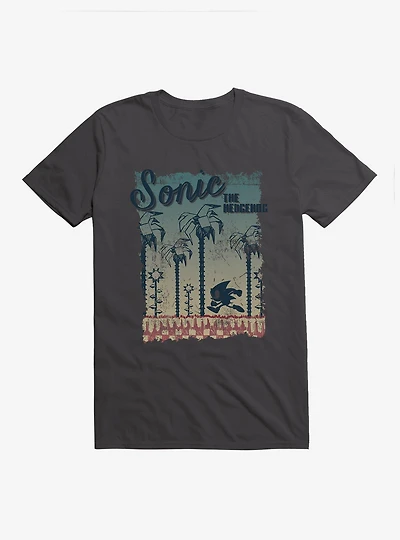 Sonic The Hedgehog Bohemian Run Scenery T-Shirt