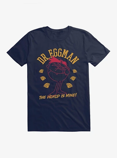 Sonic The Hedgehog Dr. Eggman All Gems T-Shirt