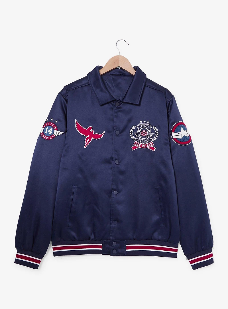 Marvel Captain America: Brave New World Patches Bomber Jacket - BoxLunch Exclusive