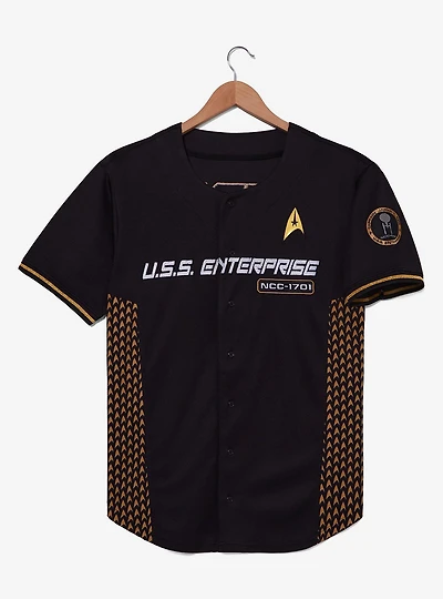 Star Trek Kirk U.S.S. Enterprise Baseball Jersey — BoxLunch Exclusive