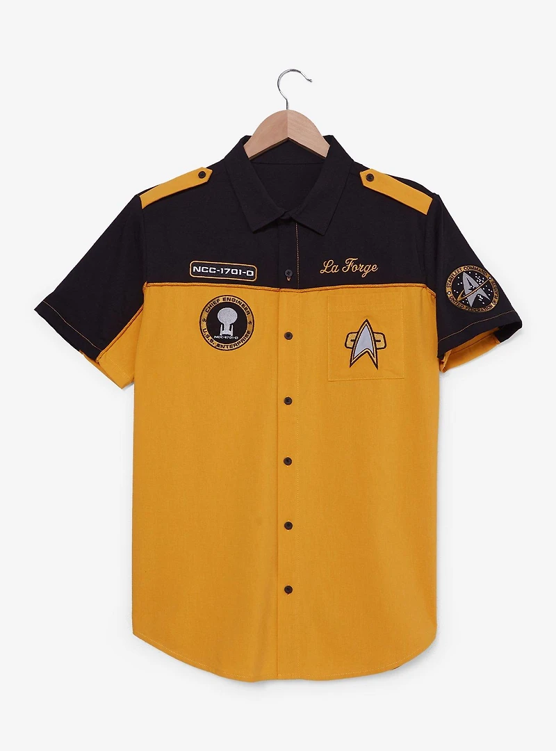 Star Trek Geordi La Forge Woven Button-Up - BoxLunch Exclusive