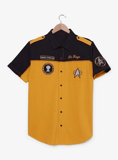Star Trek Geordi La Forge Woven Button-Up - BoxLunch Exclusive