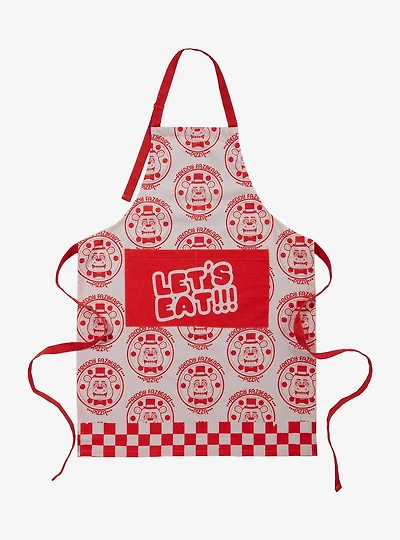 Five Nights at Freddy's Freddy Fazbear's Pizza Allover Print Apron