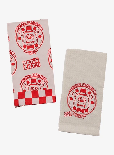 Five Nights at Freddy's Freddy Fazbear's Pizza Kitchen Towel Set