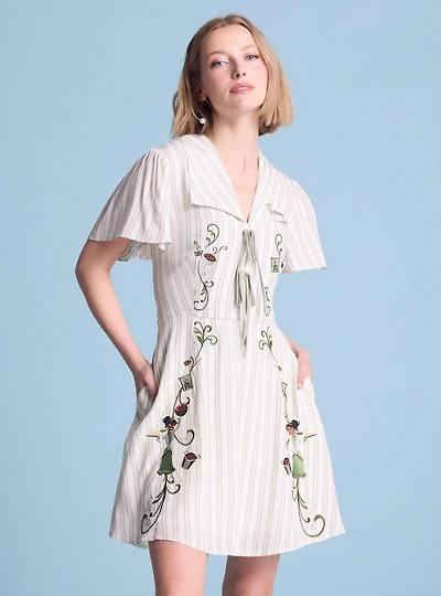 Disney The Princess and Frog Tiana Striped Smock Dress