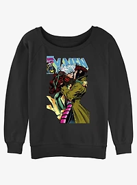 Marvel X-Men '97 Rogue & Gambit 4Eva Womens Slouchy Sweatshirt